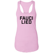 Fauci Lied Women's Racerback Tank