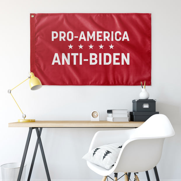 Pro American Anti Biden Wall Flag