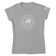 1776 Stars And Flag Classic Womens Crewneck T-shirt