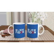 Buck Fiden - White 11oz Ceramic Mug